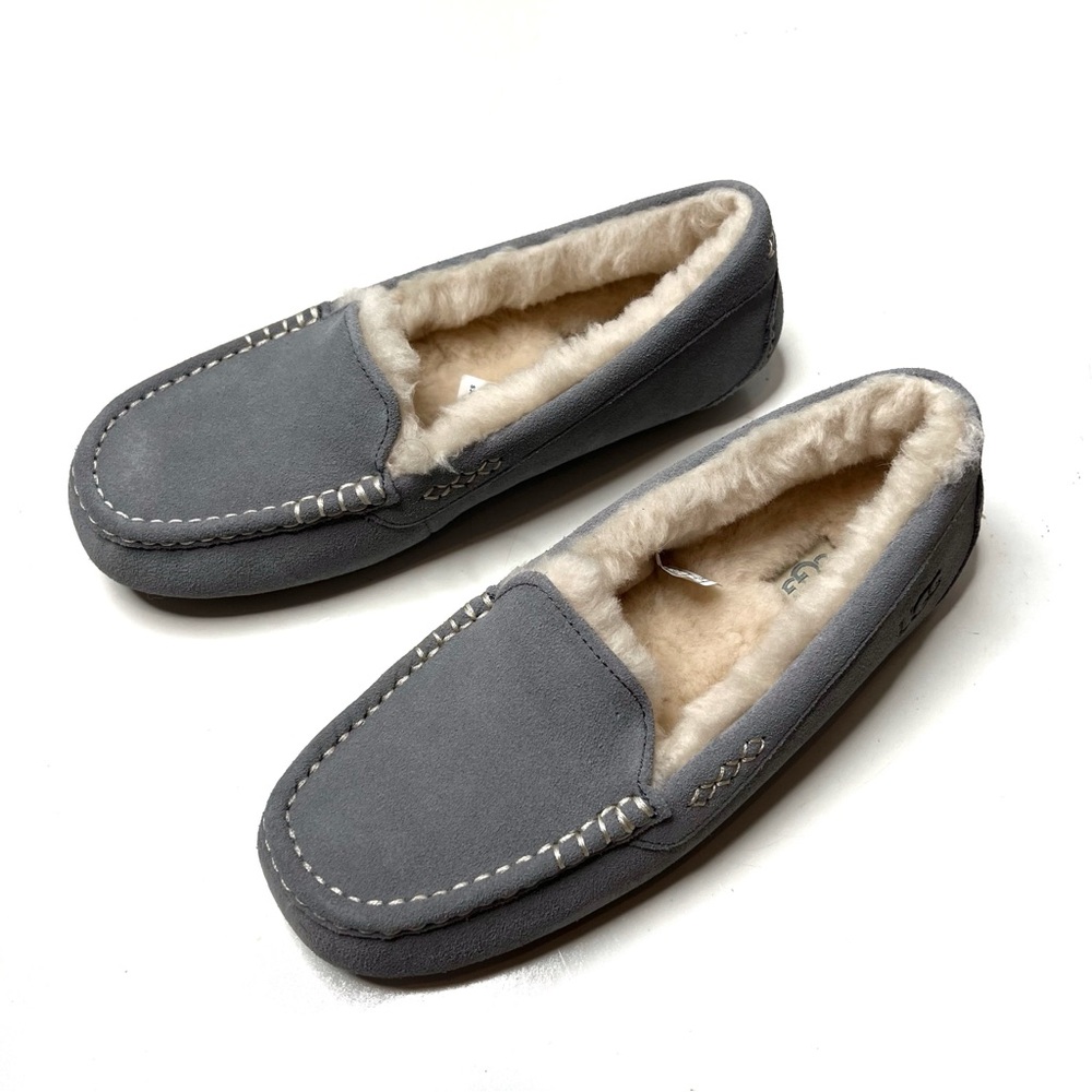 Ugg Ansley Water Resistant Slippers Gray NIB Size 9